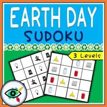 earth day sudoku printable game for first grade by planerium tpt
