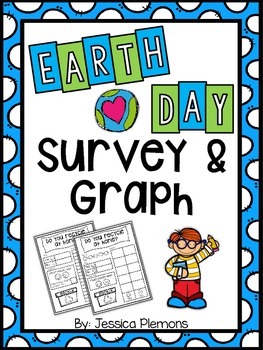 Preview of Survey and Graph: Earth Day