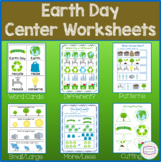 Earth Day Center Worksheets
