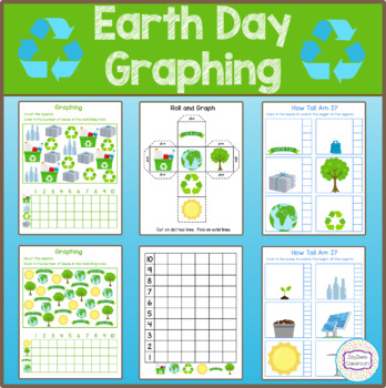 Earth Day Graphing - How Tall Am I - Roll & Graph by ZayZee's Classroom
