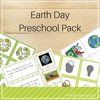 Preview of Earth Day Theme Preschool and PreK Centers