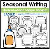Easter Theme Seasonal Shape Activity Writing Booklets SPRI