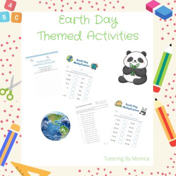 Preview of Earth Day Themed Activities