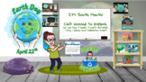 Earth Day Themed Bitmoji Virtual Classroom Template - Full