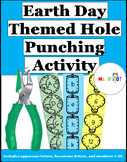 Earth Day Themed Hole Punching Activity