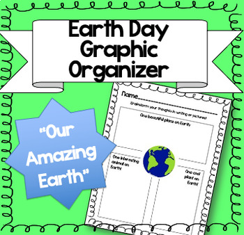 Preview of Earth Day Graphic Organizer