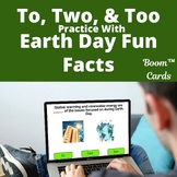 Earth Day To, Two, and Too for Two Homophone Review