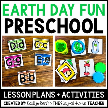 Preview of Earth Day Spring Toddler Activities | Preschool Curriculum & Lesson Plans | PreK