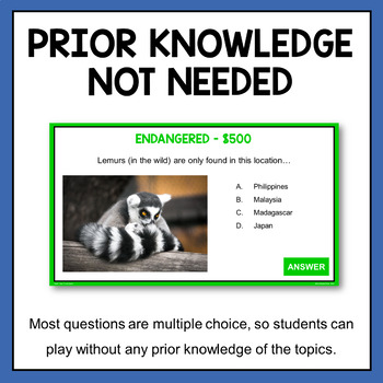 Earth Day Trivia Game By Mrsreaderpants Teachers Pay Teachers