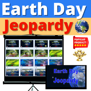 Preview of Earth Day Trivia Jeopardy Activity Group Class Resource