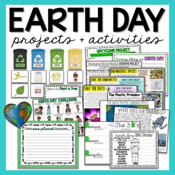 Preview of Reduce, Reuse, Recycle - Earth Day Unit