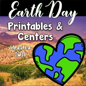 Preview of Earth Day Printables and Centers Bundle