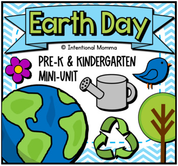 Preview of Earth Day Mini-Unit for Pre-K and Kindergarten