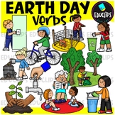 Earth Day - VERBS - Clip Art Set {Educlips Clipart}