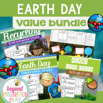 Preview of Earth Day Value Bundle for Kindergarten Learners | Beyond Imagination Play