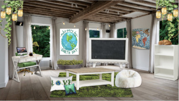 Preview of Earth Day Virtual Classroom Background