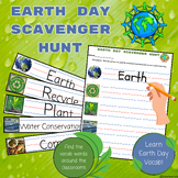 FREE Earth Day Vocab Scavenger Hunt (Preschool, Early EL, 