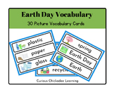 Earth Day Vocabulary Word Wall Cards