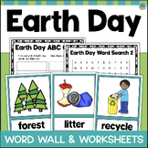 EARTH DAY Activities Worksheet Write the Room Word Search 