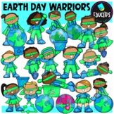 Earth Day Warriors Clip Art Set - EARTH DAY {Educlips Clipart}