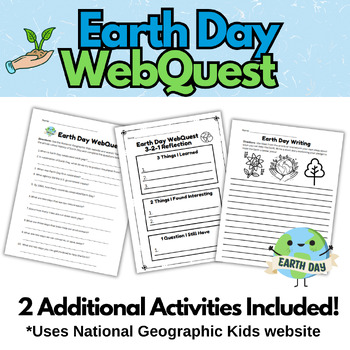 Preview of Earth Day WebQuest and Bonus Activities!