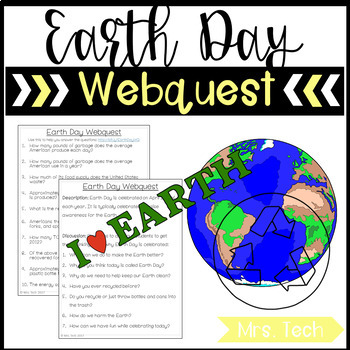 Preview of Earth Day Webquest