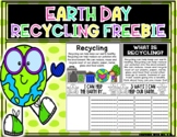 Earth Day What is Recycling? Informational Text Freebie