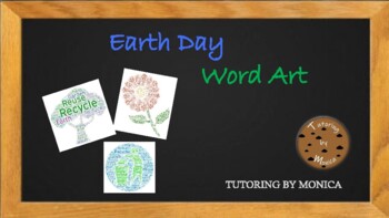 Preview of Earth Day Word Art