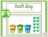 Earth Day Word Family Sorting Activity for Google Classroom
