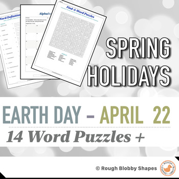 Preview of Earth Day - Word Puzzles & Literacy
