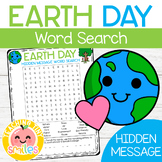 Earth Day Activity | Secret Message Word Search | Spring FREEBIE