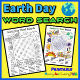 Earth Day Word Search Coloring Page Climate Change Environ