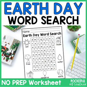Preview of Earth Day Word Search FREE Spring Word Search