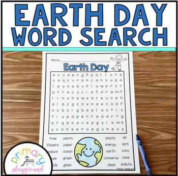 Preview of Earth Day Word Search Freebie
