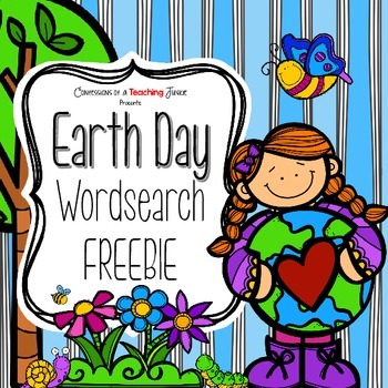 Preview of Earth Day Word Search FREEBIE