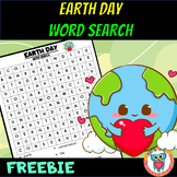 Earth Day Word Search Puzzle Activity FREE