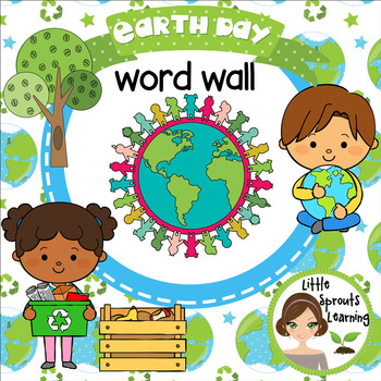 Preview of Earth Day Word Wall (24 cards - two sizes)
