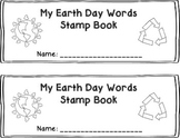 Earth Day Words Stamp Book