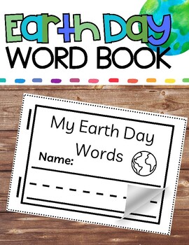 Preview of Earth Day Words Writing Practice Booklet, 13 Page Booklet