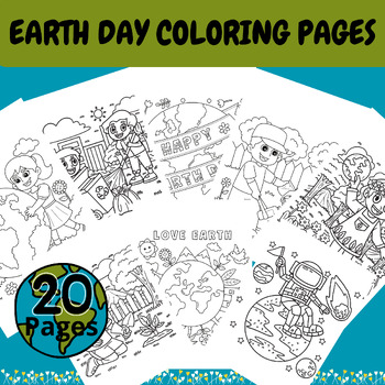 Preview of Earth Day Worksheet Coloring Pages, Preschool Worksheet, Preschool Printable,