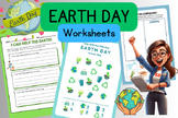 Earth Day Worksheet,writing,reading comprehension,activities