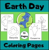 Earth Day Worksheets : Coloring Pages