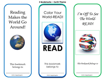 earth day bookmarks by happyedugator teachers pay teachers