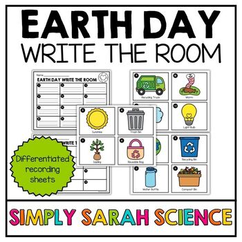 Preview of Earth Day Write the Room