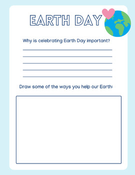 Preview of Earth Day Writing