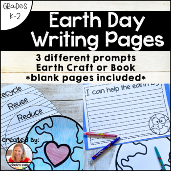 Preview of Earth Day Writing Activities, Book or Craft | Primary Students