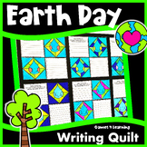 Earth Day Writing Activities: Writing Prompts Quilt: Reduc