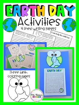 Earth Day Writing Activity by Ms Harmon In Color | TPT