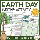 Earth Day Writing Activity | Google Classroom | Printable 