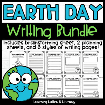 Preview of Earth Day Writing Activity Informational Writing Save the Planet April Writing